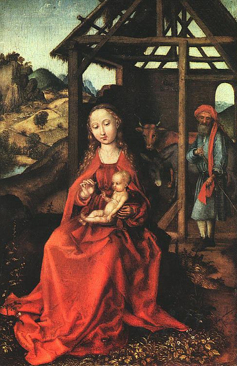 Martin Schongauer Nativity France oil painting art